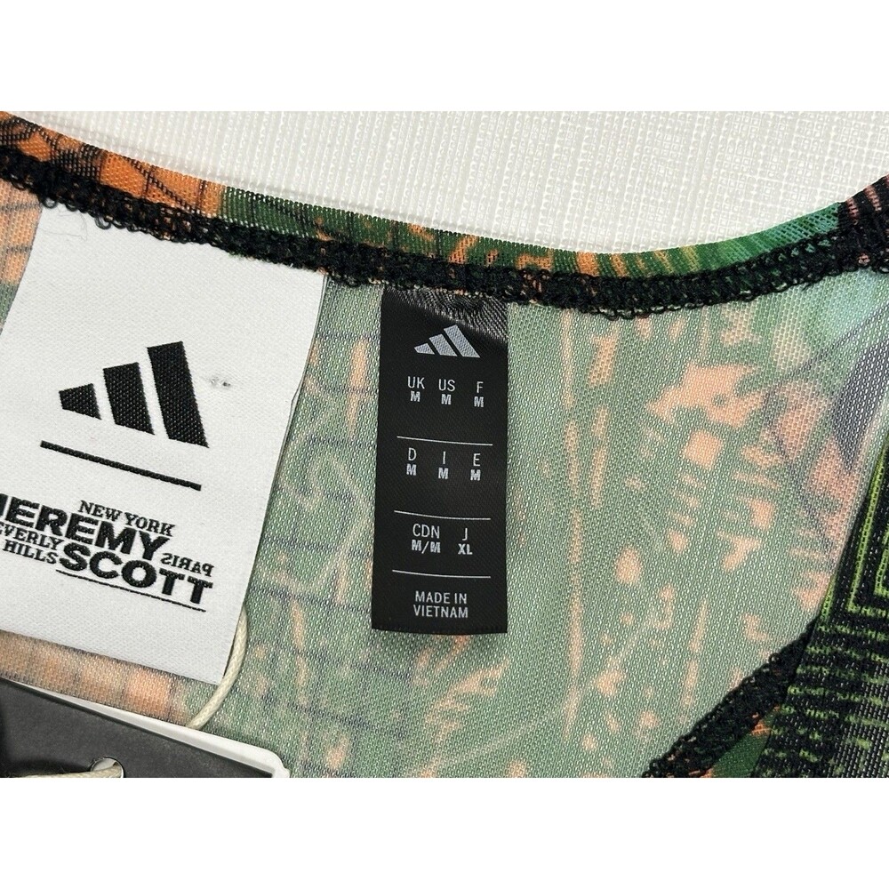 NWT Men's Adidas x Jeremy Scott Allover Print Tank Top Size Medium JL7624 - Picture 5 of 14